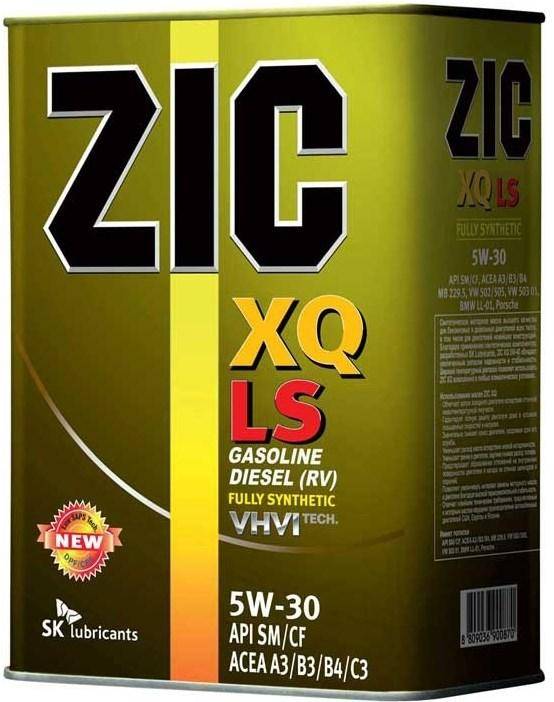 Масло ZIC XQ LS SAE 5W40 4л 27819