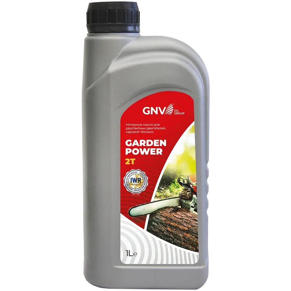 Моторное масло для мототехники GNV Garden Power 2T (красный) П/СИНТ 1 л