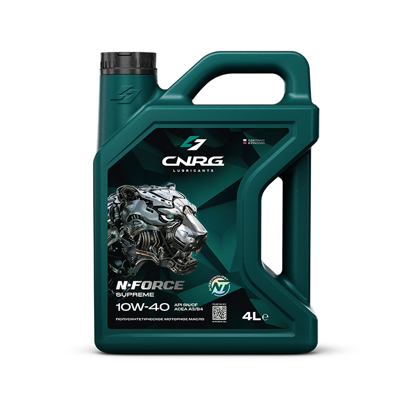 Моторное масло C.N.R.G. N-Force Supreme 10W-40 SN/CF п/син (НФ) 4 л