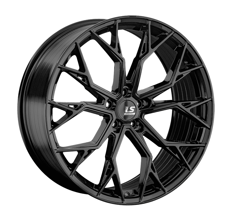 Диск LS RC61 9*21 25 5*120 72,6 BK LS Flow Forming конус