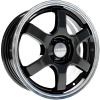 Диск Киото 6*15 38 4*98 58,6 алмаз-антрацит СКАД 2150020