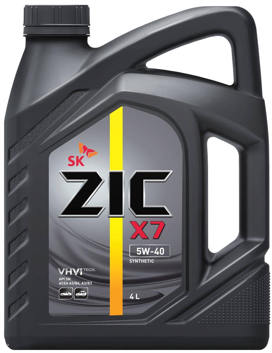 Масло ZIC X7 SAE 5W40 4л