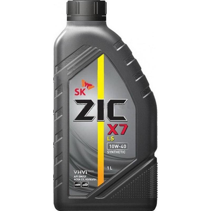 Масло ZIC X7 LS 10W40 SM/CF, C3, A3/B3, A3/B4 1л.