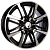 Диск B216 6*16 50 4*100 60,1 алмаз черный Vector 21601AB