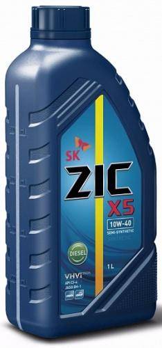 Масло ZIC X5 SAE 10W40 SM 1л