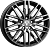 Диск B229 6*16 40 5*100 57,1 алмаз черный Vector 22906AB